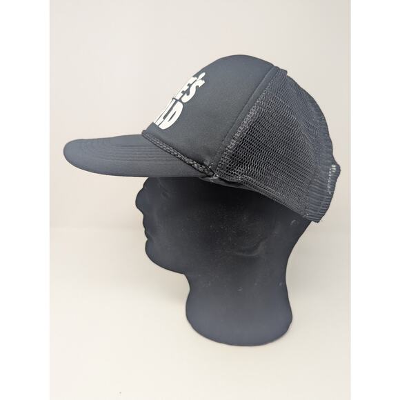 Waynes World Hat Black Snapback Mesh Trucker Cap Adjustable Costume Vtg * - Picture 3 of 7